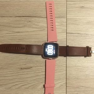Fitbit Versa with heyday interchangeable bands